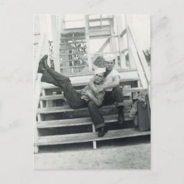 Postal Abrazo de marinero