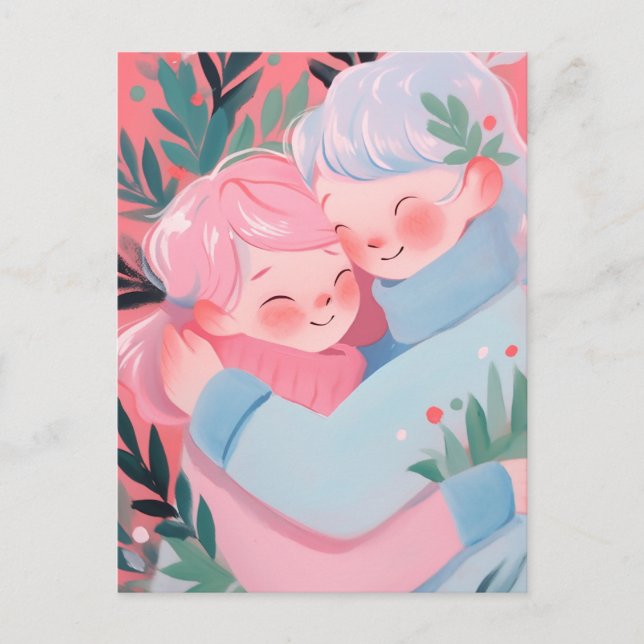 Postal Abrazo de Navidad (Anverso)