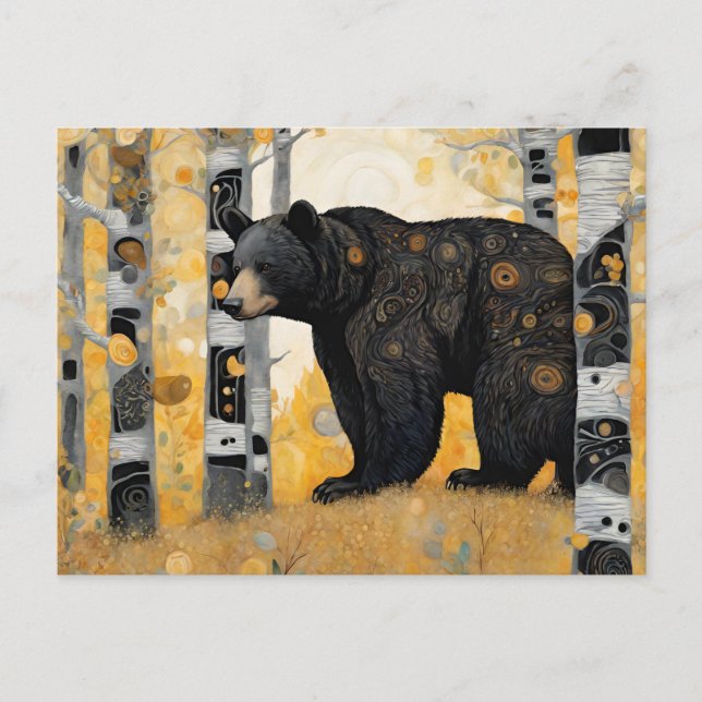 Postal Abrazo de Oso Cute Pensando en Ti (Anverso)