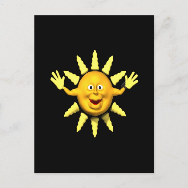 Postal Abrazos de verano (Anverso)