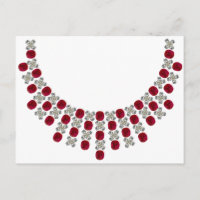 Abrazos y besos collar de rubí