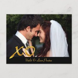 Postal Abrazos y besos gracias