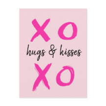Abrazos y besos, XOXO, Rosa