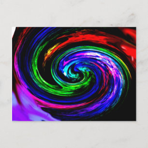 Postal Abreviado del bunt "Quirl" de Postkarte