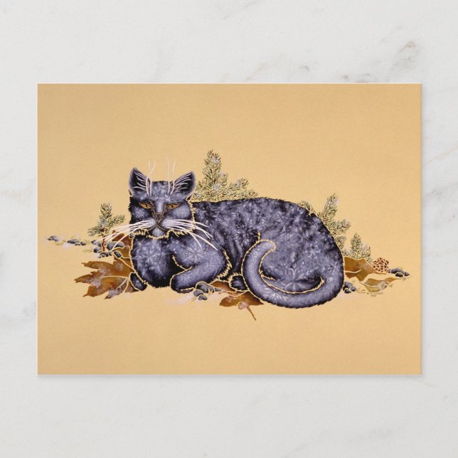 Postal Abrigo de invierno (Anverso)