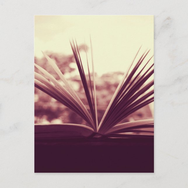 Postal Abrir la fotografía del libro (Anverso)
