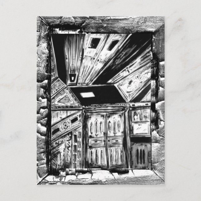 Postal Abrir puertas (Anverso)