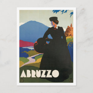 Postal Abruzzo Italia Vintage