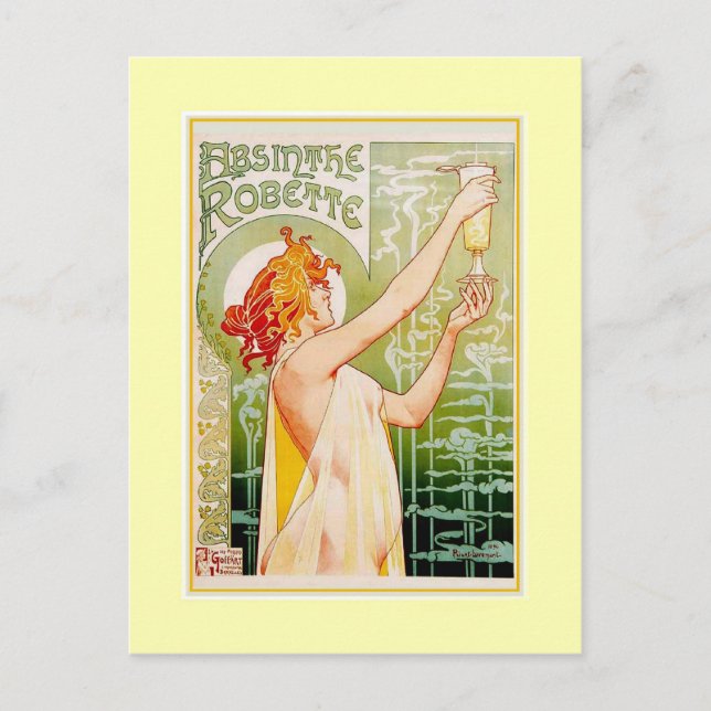 Postal Absinthe Advert (Anverso)