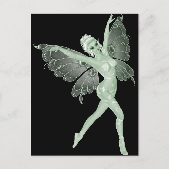 Postal Absinthe Art Signature Green Fairy 3B (Anverso)