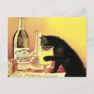 Postal Absinthe Bourgeois
