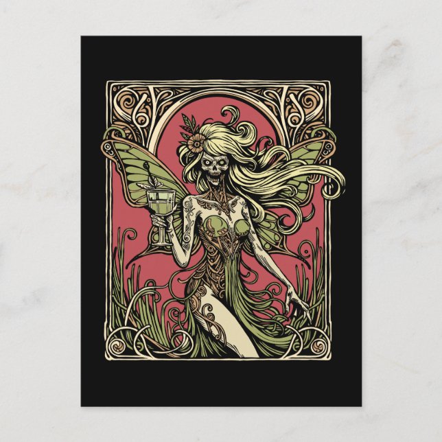 Postal Absinthe Fairy (Anverso)