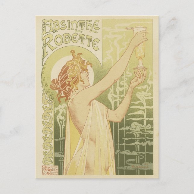 Postal Absinthe Postcards (Anverso)