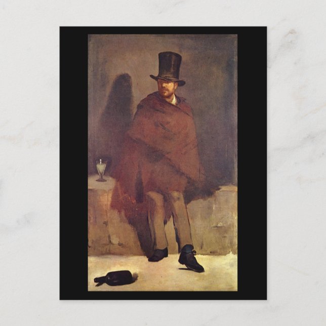 Postal Absinthtrinker Manet, Edouard (Anverso)