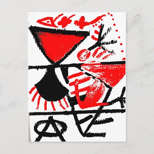 Postal abstracción (Anverso)