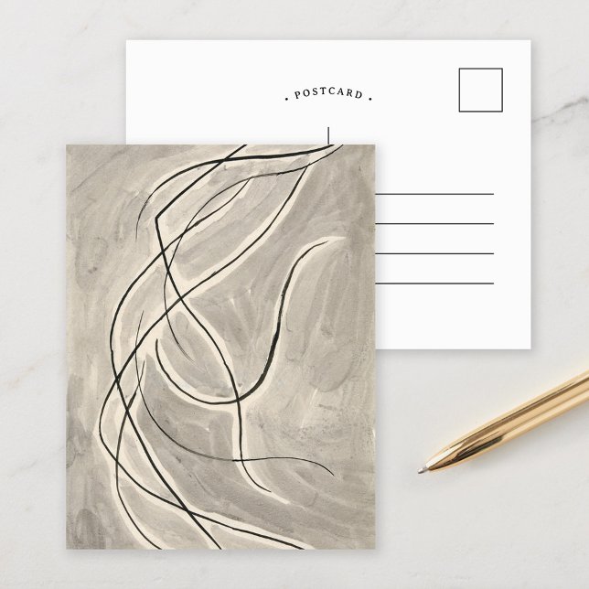 Postal Abstracción de baile | Abraham Walkowitz (Subido por el creador)