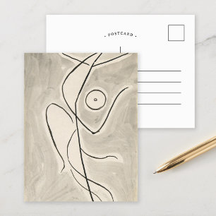 Postal Abstracción de la Danza   Abraham Walkowitz