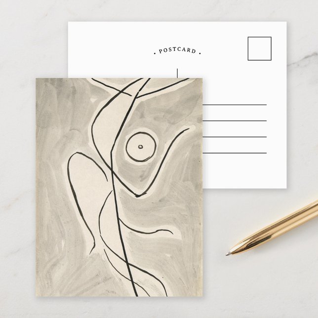 Postal Abstracción de la Danza | Abraham Walkowitz (Subido por el creador)