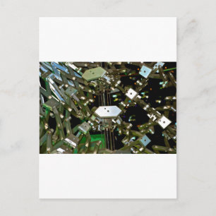 Postal Abstracción mecánica de Flex