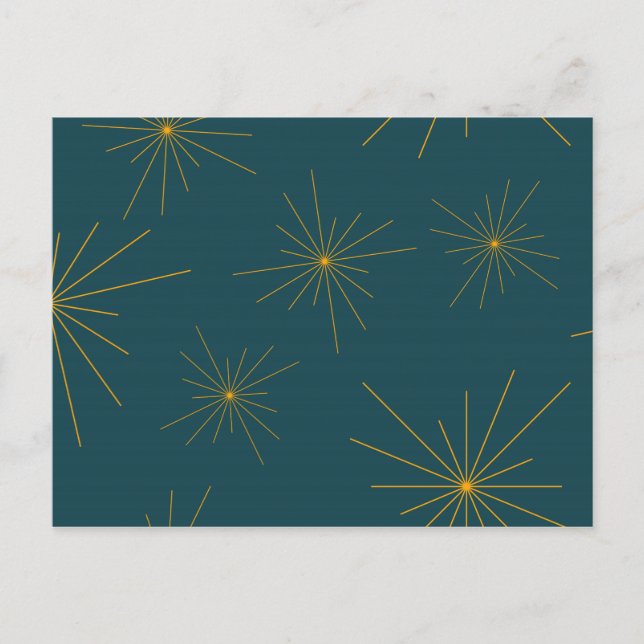 Postal abstracción moderna, sencilla, fresca y moderna de (Anverso)