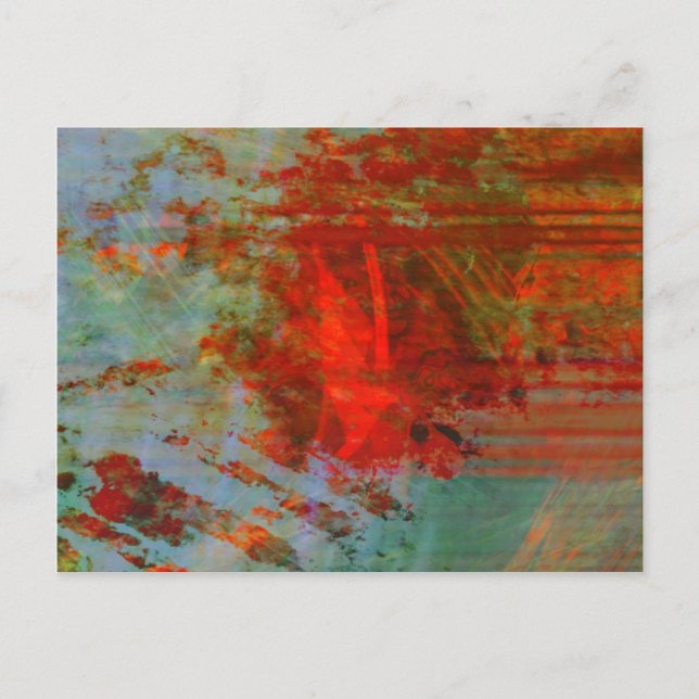 Postal Abstraco orgánico #1472 (Anverso)