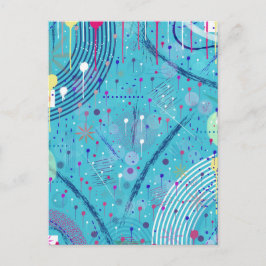 Postal Abstract Art: Sparklers in the Sky