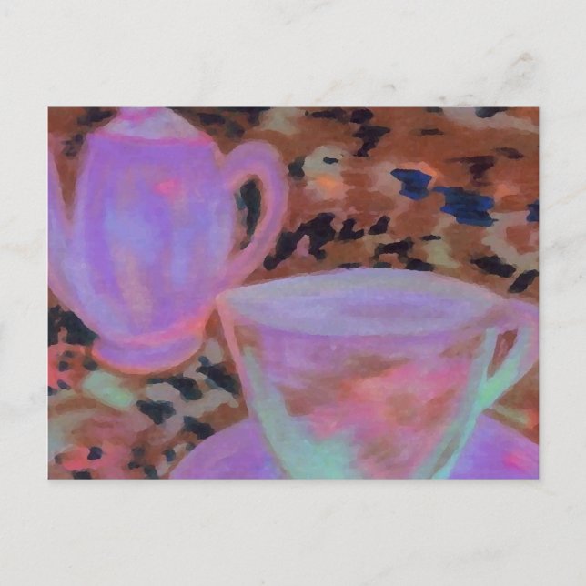 Postal Abstract Café CricketDiane Café Art (Anverso)