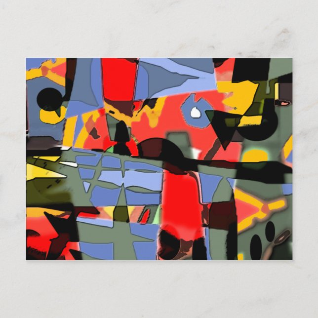Postal Abstract design  By Albruno (Anverso)