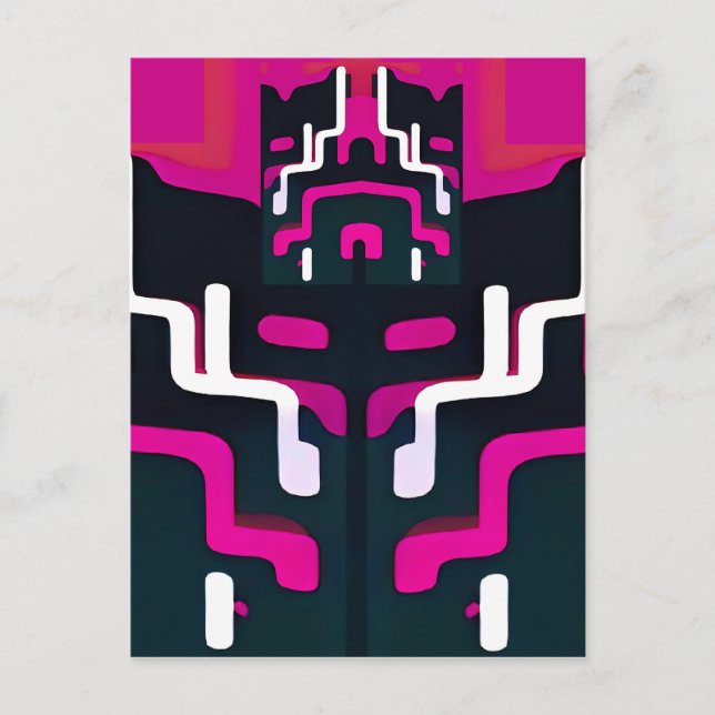 Postal Abstract Fiend - Ken Gage Art (Anverso)