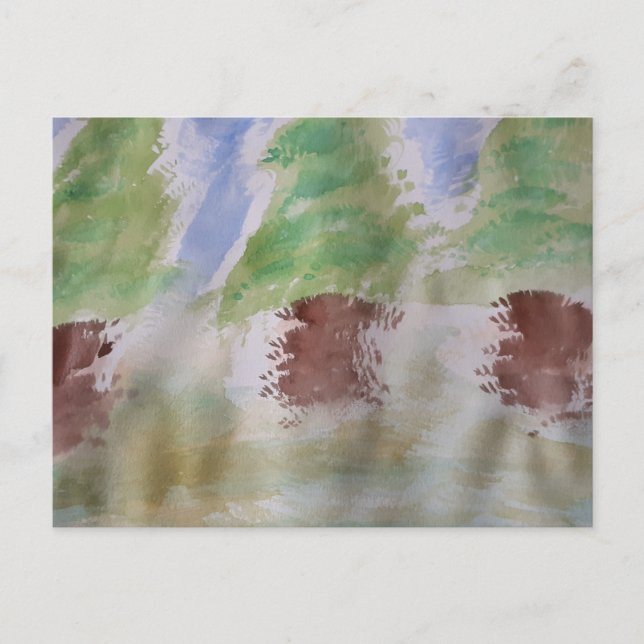 Postal Abstract Fir Trecard (Anverso)