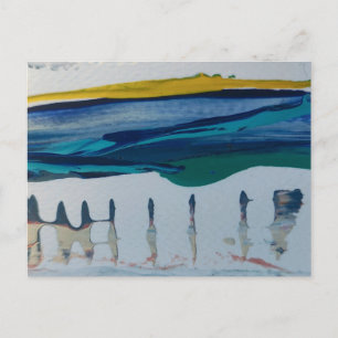 Postal Abstract Marina Monticelli Art