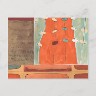 Postal Abstract Parade of Eggs por Erica J Vess