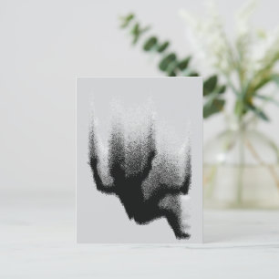 Postal Abstract Shadowfall: Silueta Fluida