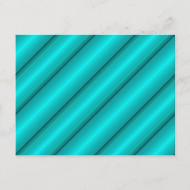 Postal Abstract Tubes en Verde azulado (Anverso)