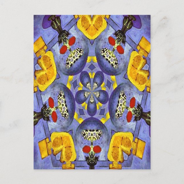 Postal Abstract Vase (Anverso)