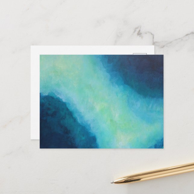 Postal abstracta Bella Artes (Anverso/Reverso In Situ)