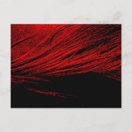 Postal abstracta de Red Horse Mane