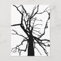 Postal abstracta del árbol superior