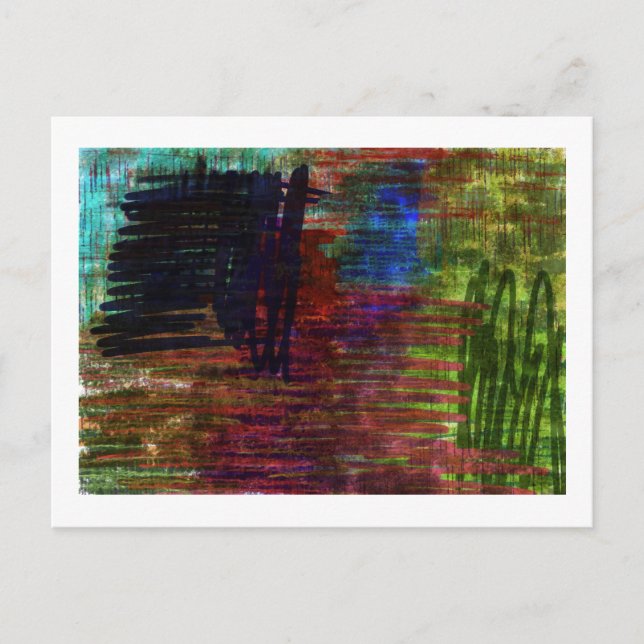 Postal abstracta sin título (Anverso)