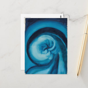 Postal Abstracto Azul I Georgia O'Keeffe