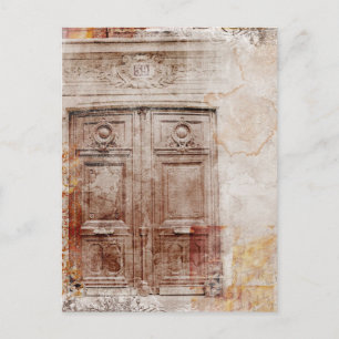 Postal abstracto de puerta