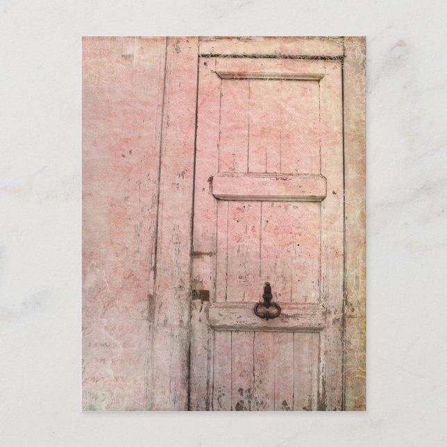 Postal abstracto de puerta (Anverso)