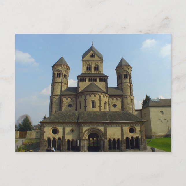Postal Abtei Maria Laach, Eifel, Alemania (Anverso)