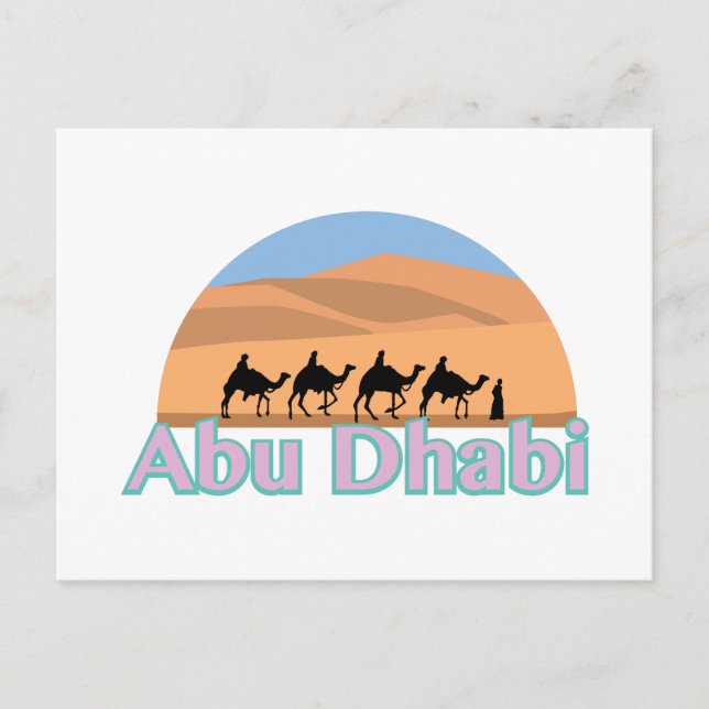Postal Abu Dhabi (Anverso)