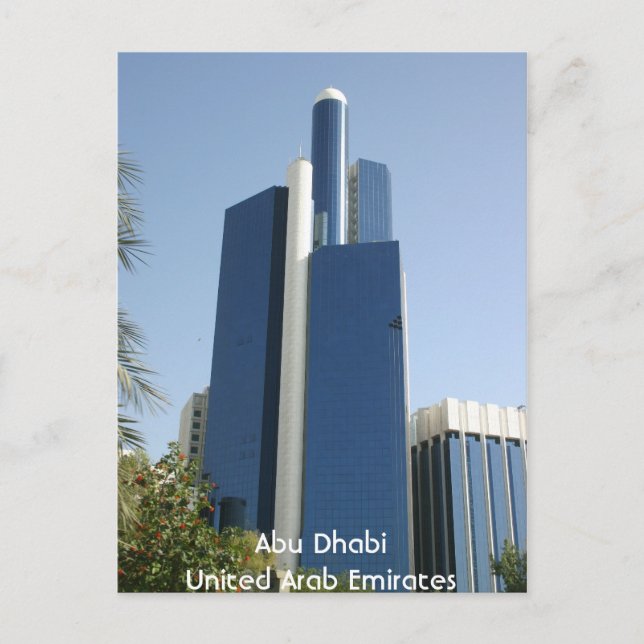 Postal Abu Dhabi Emiratos Árabes Unidos (Anverso)