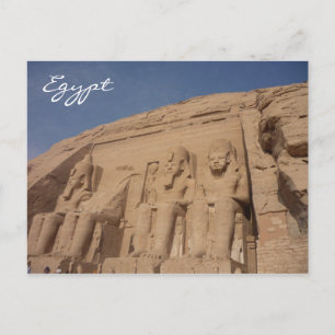 Postal abu simbel egypt