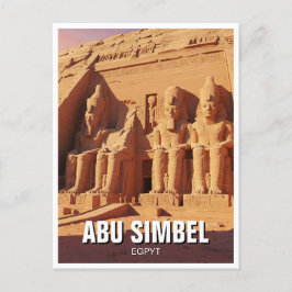 Postal Abu Simbel Egypt Travel