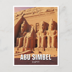 Postal Abu Simbel Egypt Travel