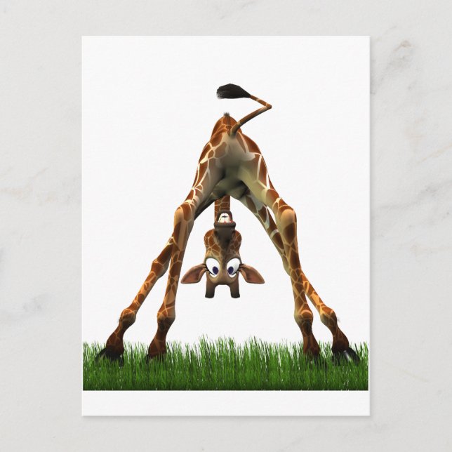 Postal ¡Abucheo! Dice la jirafa de Olympia (Anverso)