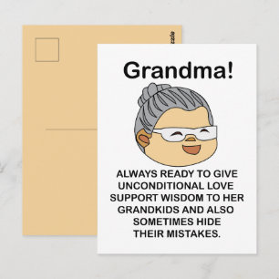 Postal Abuela Abuela